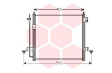 Kondenzátor, klimatizace VAN WEZEL 32005239