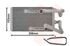 Výměník tepla, vnitřní vytápění VAN WEZEL 32006259