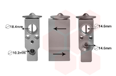 Expanzní ventil, klimatizace VAN WEZEL 33001379