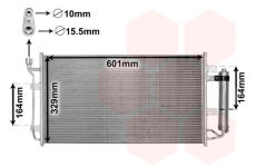 Kondenzátor, klimatizace VAN WEZEL 33005387