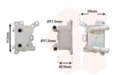 Chladič motorového oleja VAN WEZEL 33013702