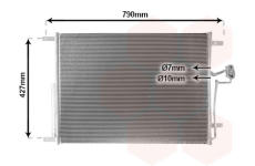 Kondenzátor, klimatizace VAN WEZEL 33015704
