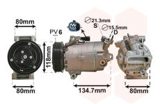 Kompresor, klimatizace VAN WEZEL 3301K700