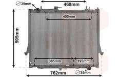 Chladič, chlazení motoru VAN WEZEL 36012700
