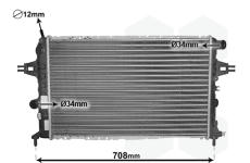 Chladič motora VAN WEZEL 37002252