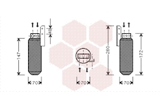 Susarna, klimatizace VAN WEZEL 3700D164