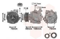 Kompresor, klimatizace VAN WEZEL 3700K668