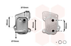 Olejový chladič, motorový olej VAN WEZEL 37013721