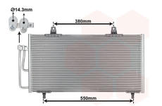 Kondenzátor klimatizácie VAN WEZEL 37015711