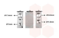 Expanzní ventil, klimatizace VAN WEZEL 40001355