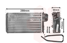 Výměník tepla, vnitřní vytápění VAN WEZEL 40006100