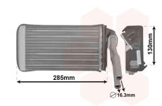 Výměník tepla, vnitřní vytápění VAN WEZEL 40006340