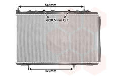 Chladič motora VAN WEZEL 40012704