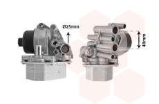 Olejový chladič, motorový olej VAN WEZEL 40013400