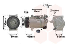 Kompresor, klimatizace VAN WEZEL 4001K703