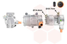 Kompresor, klimatizace VAN WEZEL 4001K705