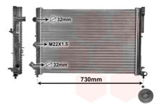 Chladič, chlazení motoru VAN WEZEL 43002165