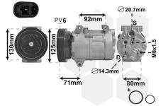 Kompresor, klimatizace VAN WEZEL 4300K441