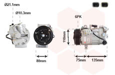Kompresor klimatizácie VAN WEZEL 4301K716