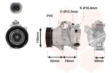 Kompresor, klimatizace VAN WEZEL 5300K479