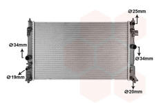 Chladič, chlazení motoru VAN WEZEL 53012723