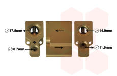 Expanzní ventil, klimatizace VAN WEZEL 58001076