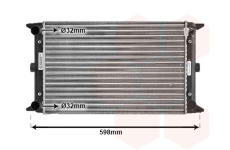 Chladič, chlazení motoru VAN WEZEL 58002005