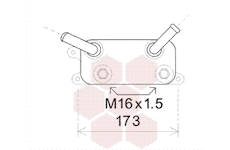 Chladič oleje, automatická převodovka VAN WEZEL 58003310