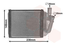 Výměník tepla, vnitřní vytápění VAN WEZEL 58006381