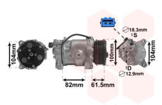 Kompresor, klimatizace VAN WEZEL 5800K167