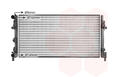Chladič motora VAN WEZEL 58012728