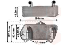 Chladič oleja automatickej prevodovky VAN WEZEL 58013701