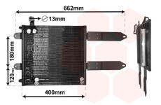 Kondenzátor, klimatizace VAN WEZEL 58015178