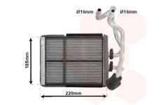 Výmenník tepla vnútorného kúrenia VAN WEZEL 59016701
