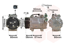 Kompresor, klimatizace VAN WEZEL 5901K704