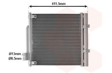 Kondenzátor, klimatizace VAN WEZEL 69015701
