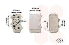 Chladič oleje, automatická převodovka VAN WEZEL 74013702