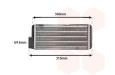 Výměník tepla, vnitřní vytápění VAN WEZEL 76006017