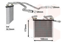 Výměník tepla, vnitřní vytápění VAN WEZEL 76016701
