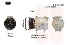 Kompresor, klimatizace VAN WEZEL 8100K071