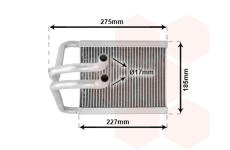Výměník tepla, vnitřní vytápění VAN WEZEL 82006168
