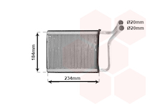 Výměník tepla, vnitřní vytápění VAN WEZEL 82006253
