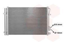 Kondenzátor klimatizácie VAN WEZEL 82015726