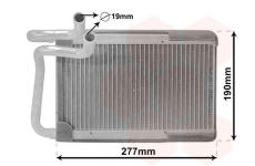 Výměník tepla, vnitřní vytápění VAN WEZEL 82016701