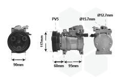 Kompresor, klimatizace VAN WEZEL 8201K701