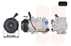 Kompresor, klimatizace VAN WEZEL 8201K722