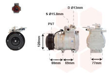 Kompresor, klimatizace VAN WEZEL 8300K117