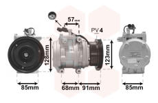 Kompresor, klimatizace VAN WEZEL 8300K145