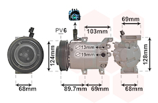 Kompresor, klimatizace VAN WEZEL 8300K159