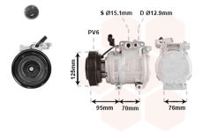 Kompresor klimatizácie VAN WEZEL 8301K716